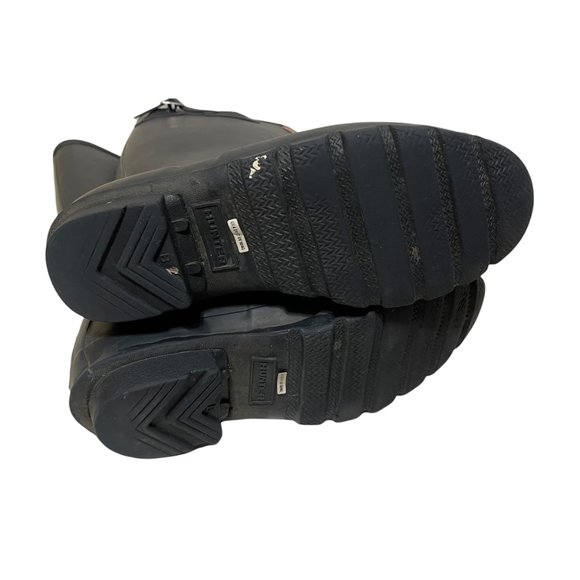 Hunter Boy and Girl Black Waterproof Boots - Picture 5 of 8